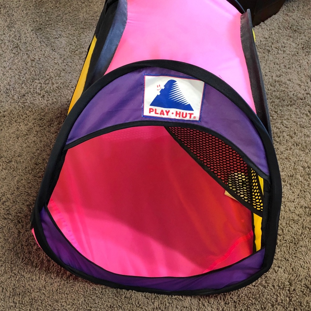Pink and Purple Collapsible Tent for American Girl Doll!